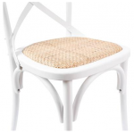 Cafe Cross Back Chair - White